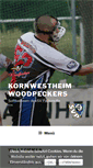 Mobile Screenshot of kornwestheim-woodpeckers.de